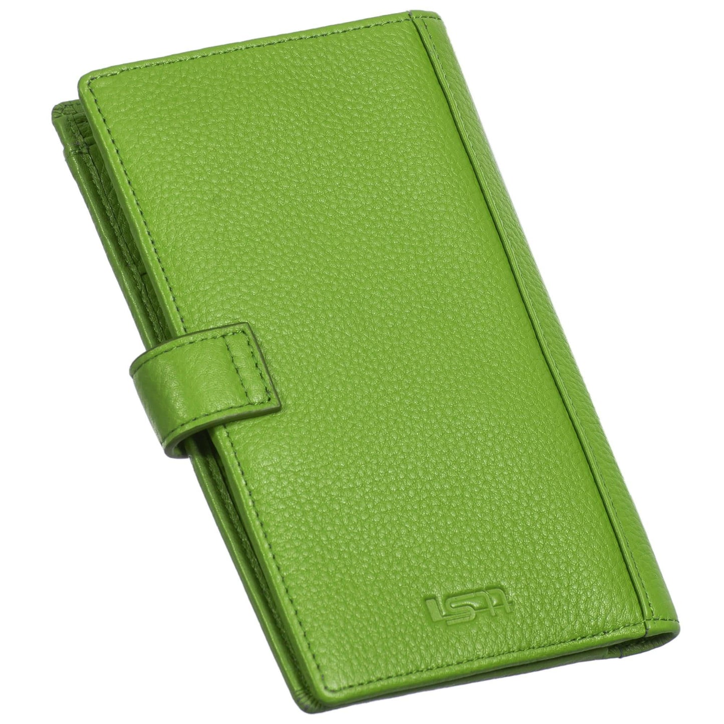 Travel Wallet, Sophia Full Grain Leather Wallet With Passport Slot - Large MiamiLeathers.com