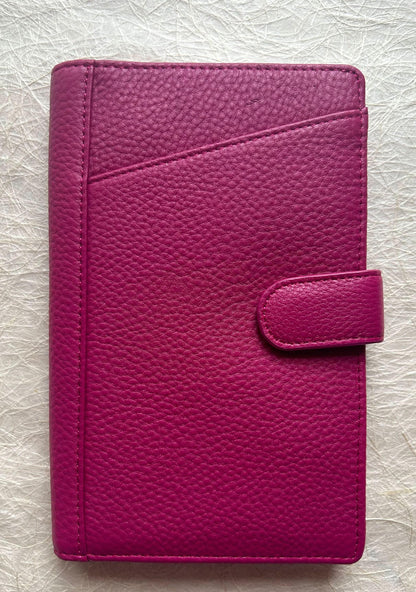 Travel Wallet, Sophia Full Grain Leather Wallet With Passport Slot - Large MiamiLeathers.com