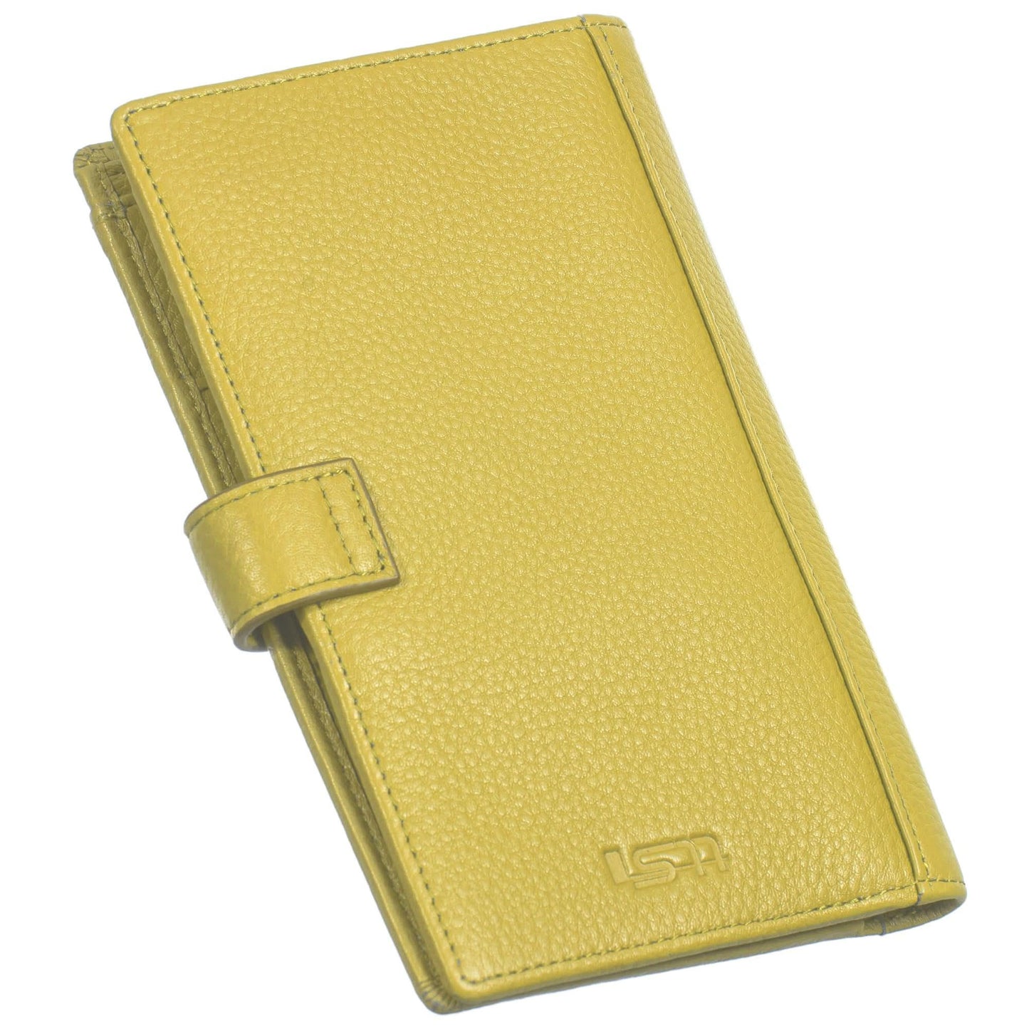 Travel Wallet, Sophia Full Grain Leather Wallet With Passport Slot - Large MiamiLeathers.com