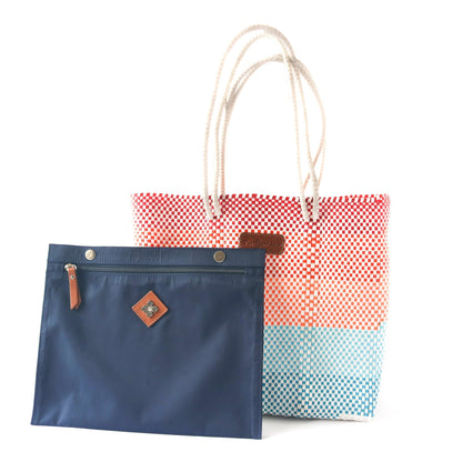 Sunrise Woven Tote Tin Marin Brand