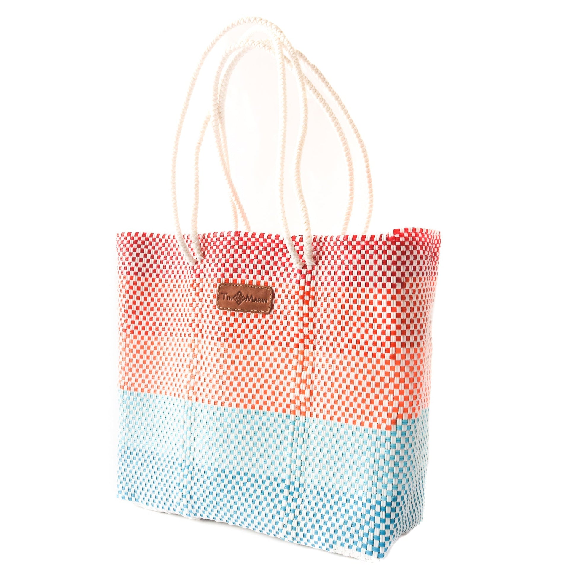 Sunrise Woven Tote Tin Marin Brand