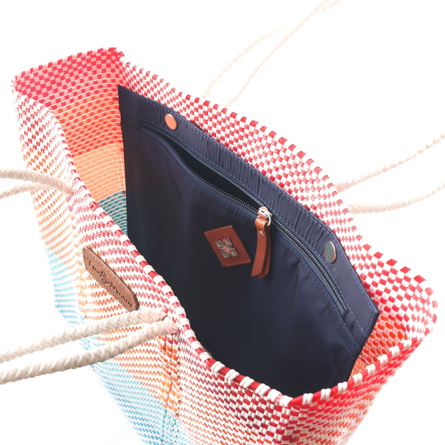 Sunrise Woven Tote Tin Marin Brand