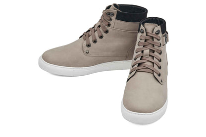 CALTO - T53122 - 2.6 Inches Taller (Taupe) - High top sneak-boot Tallmenshoes.com