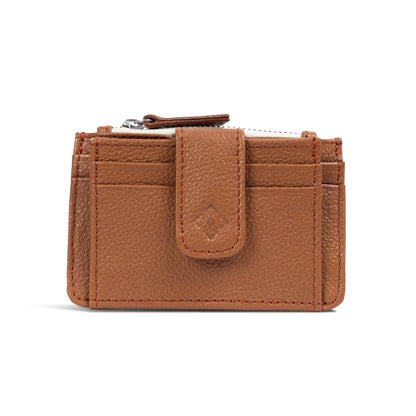 Georgie Leather Card Case Tin Marin Brand