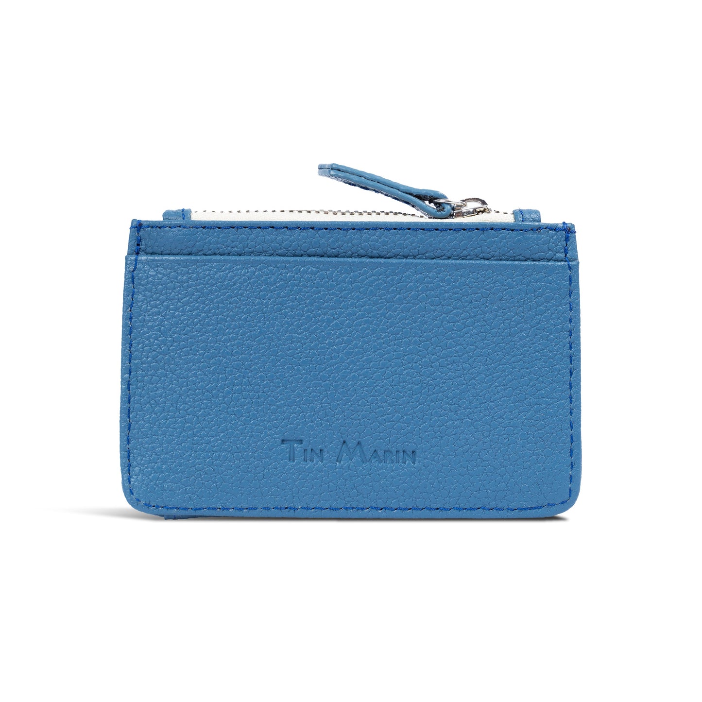 Georgie Leather Card Case Tin Marin Brand