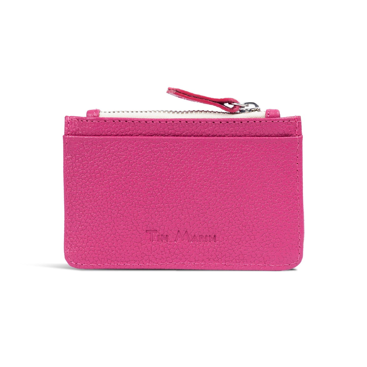 Georgie Leather Card Case Tin Marin Brand