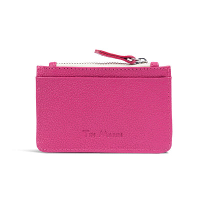 Georgie Leather Card Case Tin Marin Brand