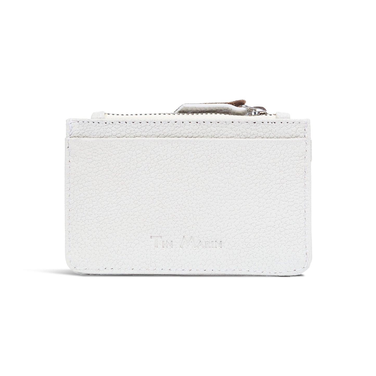 Georgie Leather Card Case Tin Marin Brand