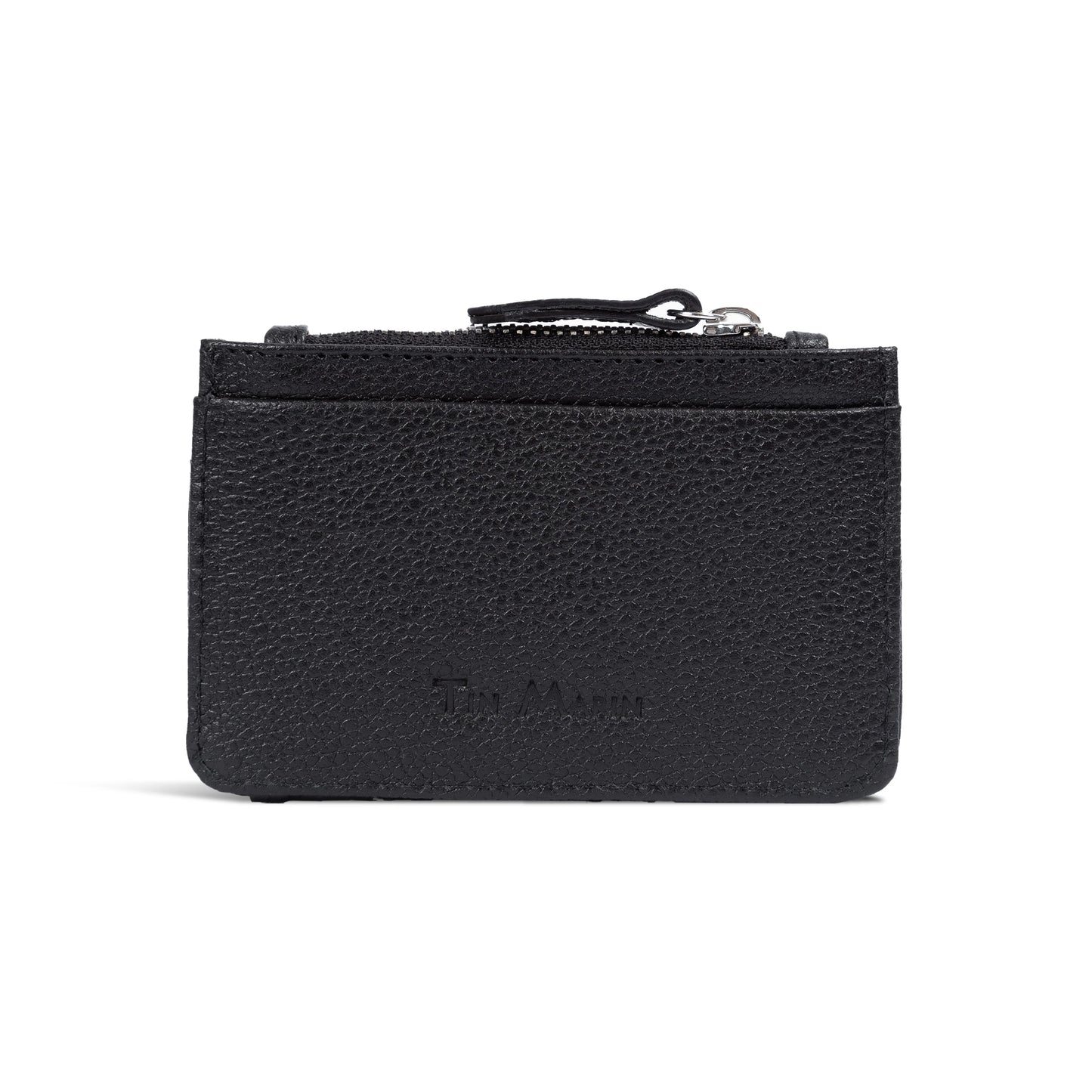 Georgie Leather Card Case Tin Marin Brand
