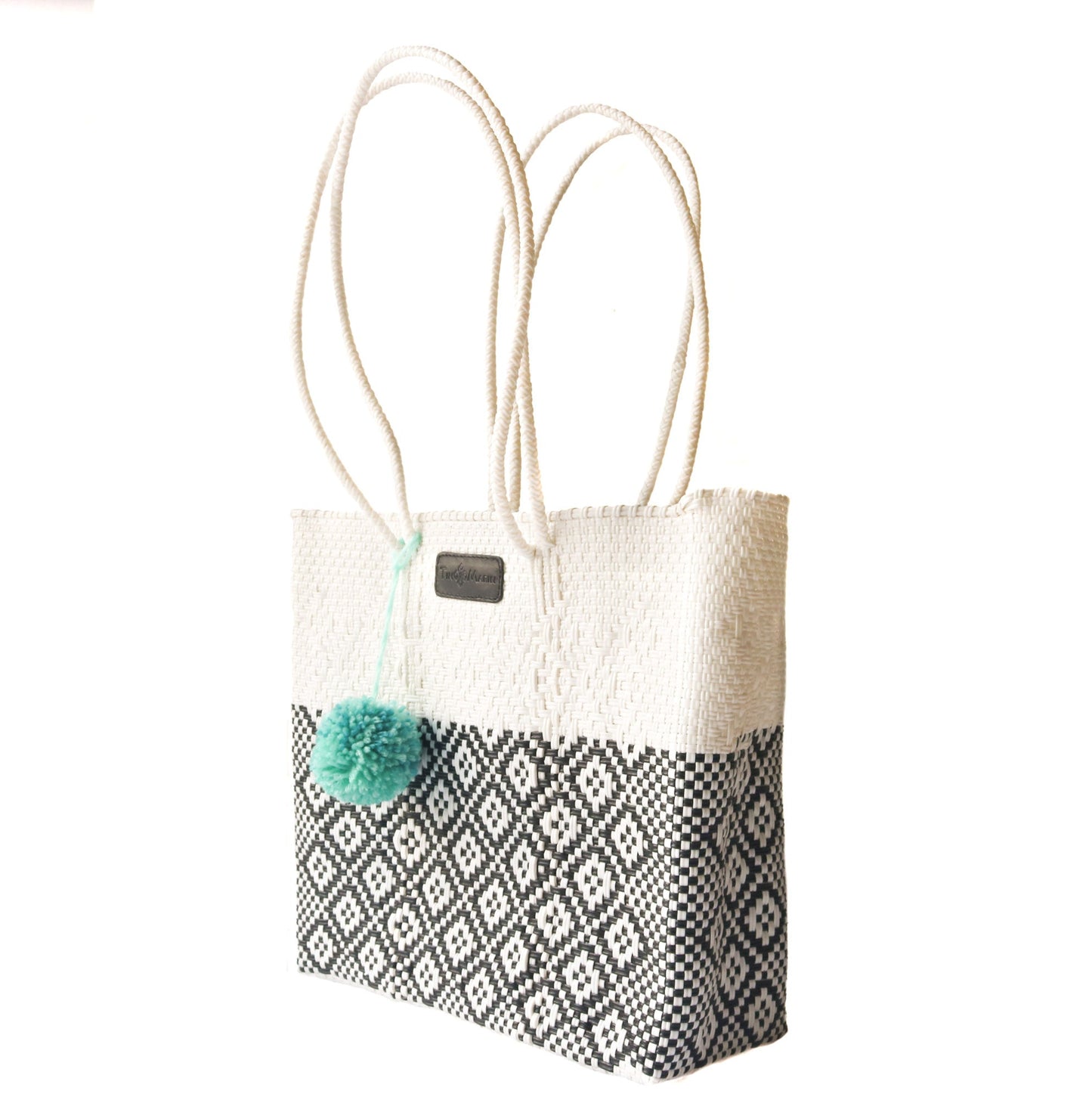 Tin Marin White Woven Tote Tin Marin Brand