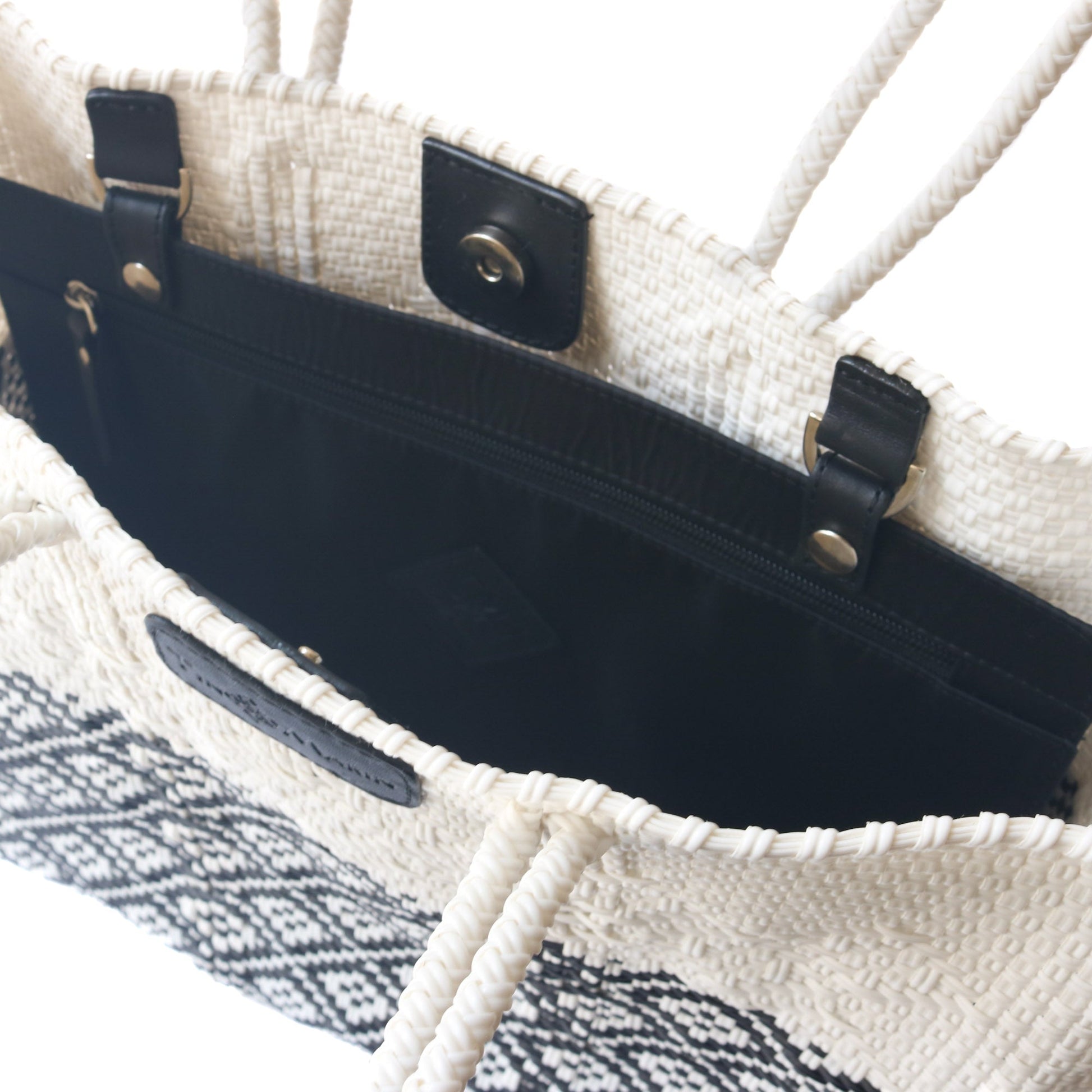 Tin Marin White Woven Tote Tin Marin Brand