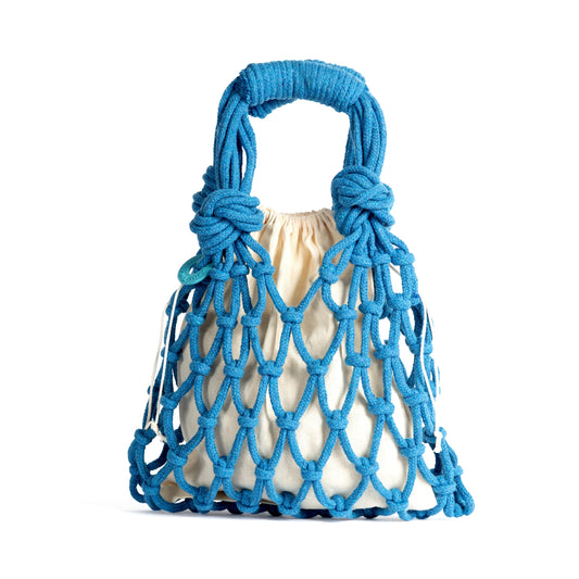 Trenza Macrame Net Bag Tin Marin Brand