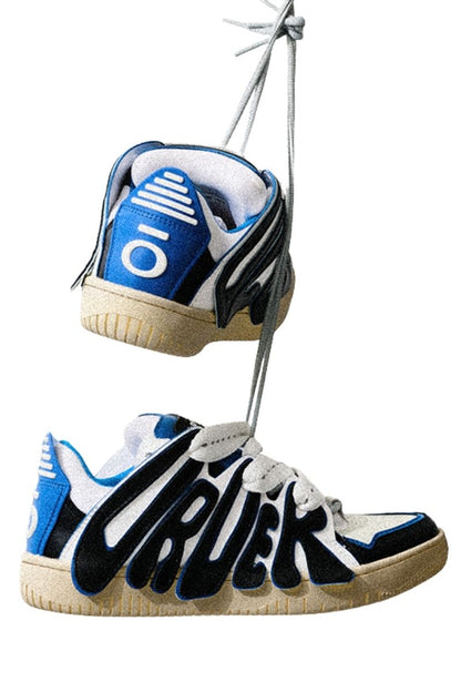 Graffiti Sneakers Blue - Wolvess