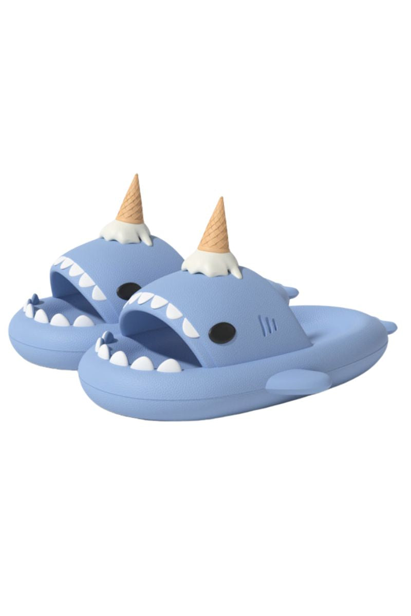 Ice Cream Shark Slippers - Wolvess