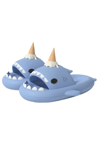 Ice Cream Shark Slippers - Wolvess