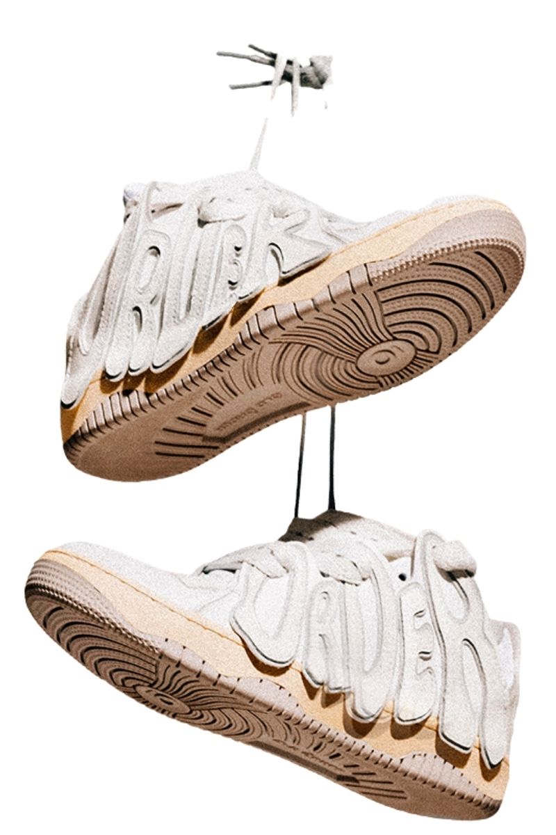 Graffiti Sneakers Triple White - Wolvess