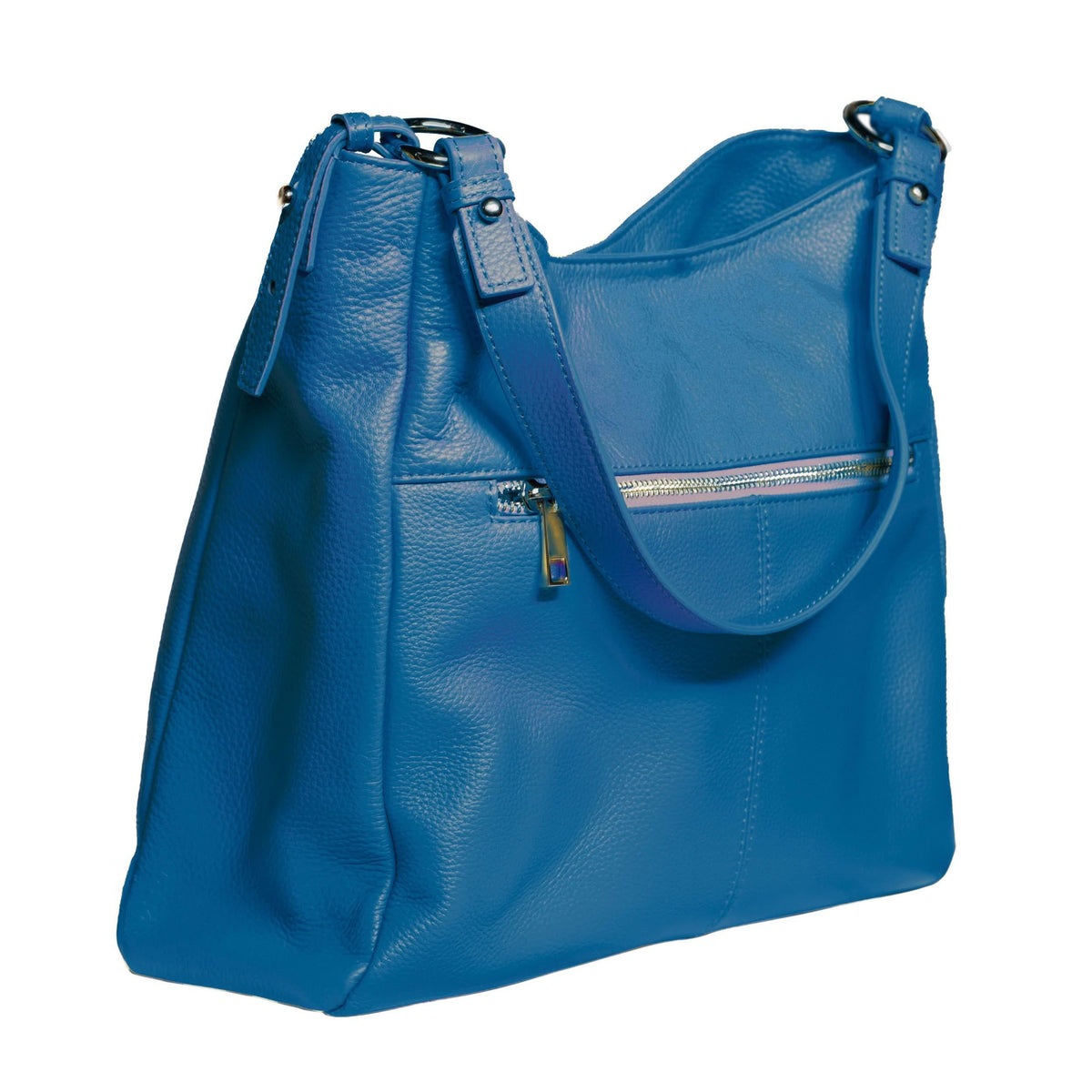 Sophia Soft Full-Grain Leather Hobo MiamiLeathers.com