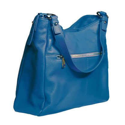 Sophia Soft Full-Grain Leather Hobo MiamiLeathers.com
