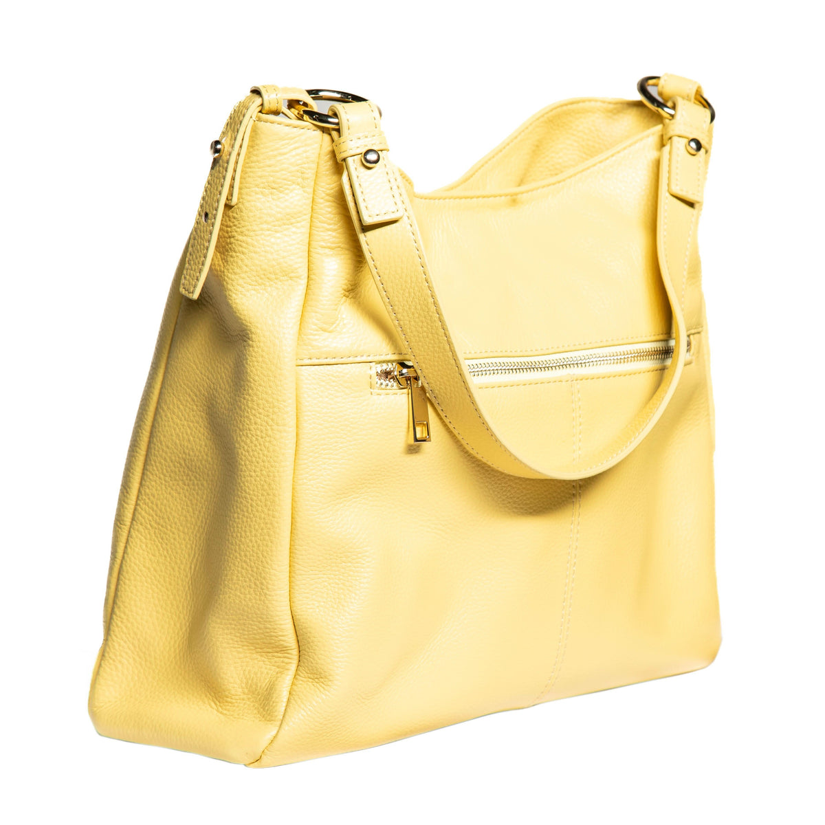 Sophia Soft Full-Grain Leather Hobo MiamiLeathers.com