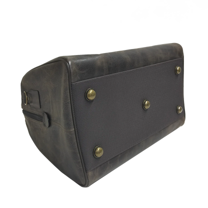 Crazy Horse Leather Weekender Travel Bag MiamiLeathers.com