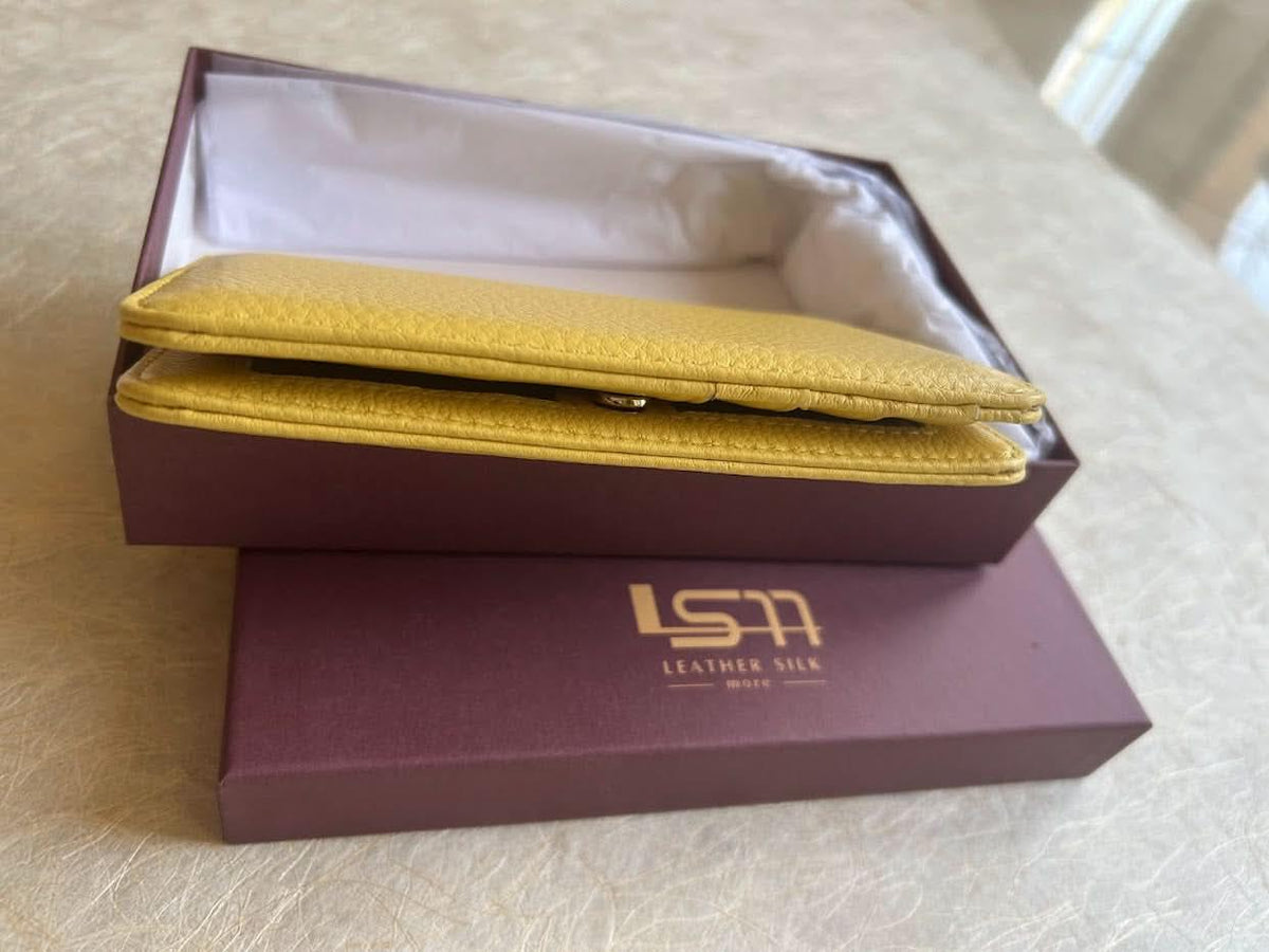Leather Wallet, Sophia Full Grain Card  Wallet MiamiLeathers.com