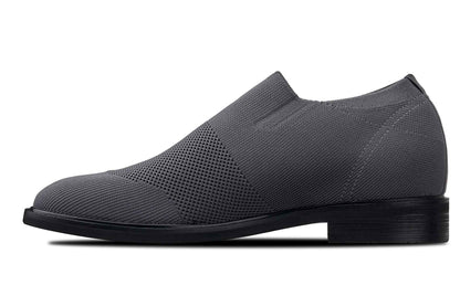 CALTO - X1542 - 2.4 Inches Taller (Grey) Tallmenshoes.com