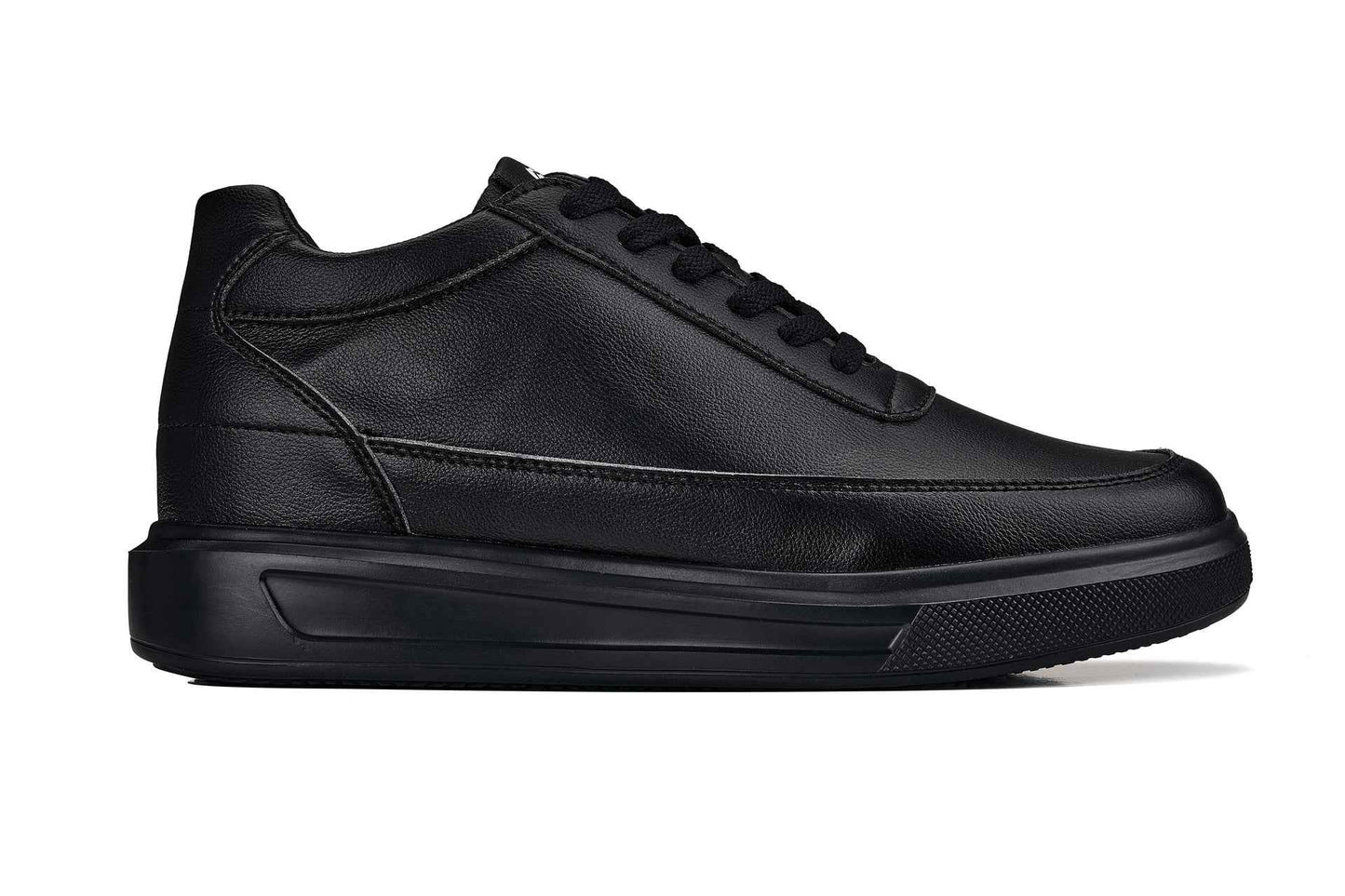 CALTO - X1646 - 2.8 Inches Taller (Pitch Black) - Lightweight Sneakers Tallmenshoes.com