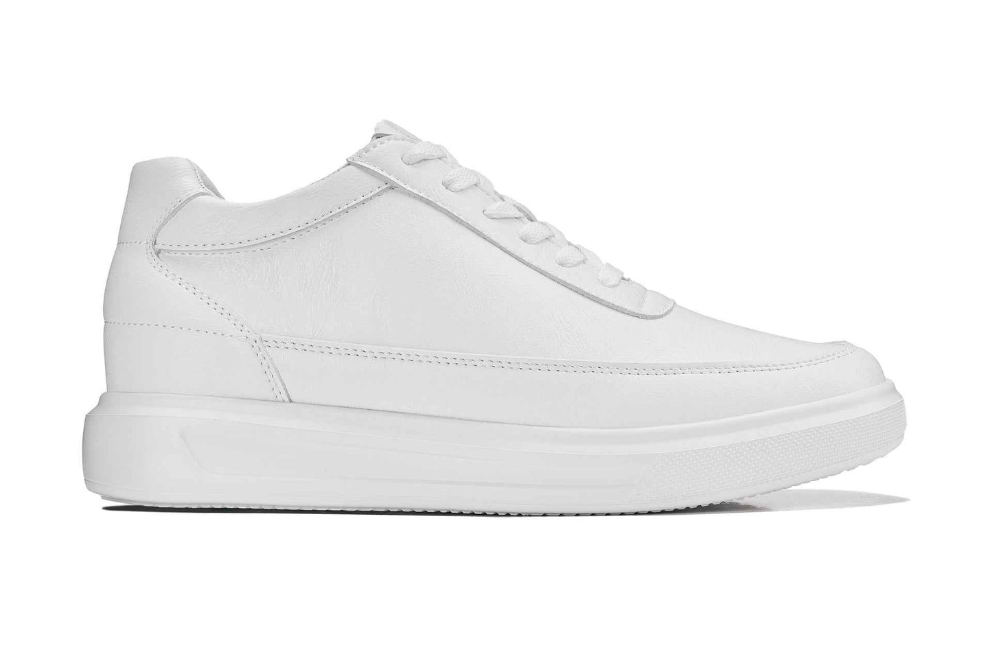 CALTO - X1647 - 2.8 Inches Taller (White) - Lightweight Sneakers Tallmenshoes.com