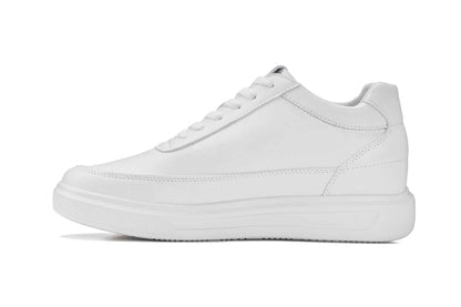 CALTO - X1647 - 2.8 Inches Taller (White) - Lightweight Sneakers Tallmenshoes.com
