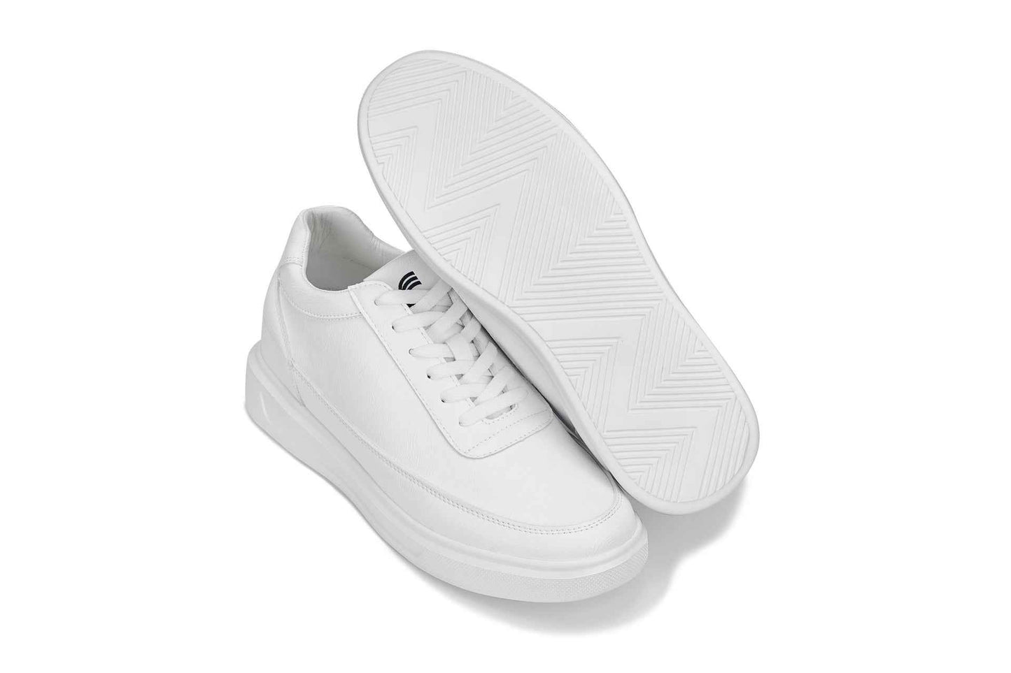 CALTO - X1647 - 2.8 Inches Taller (White) - Lightweight Sneakers Tallmenshoes.com