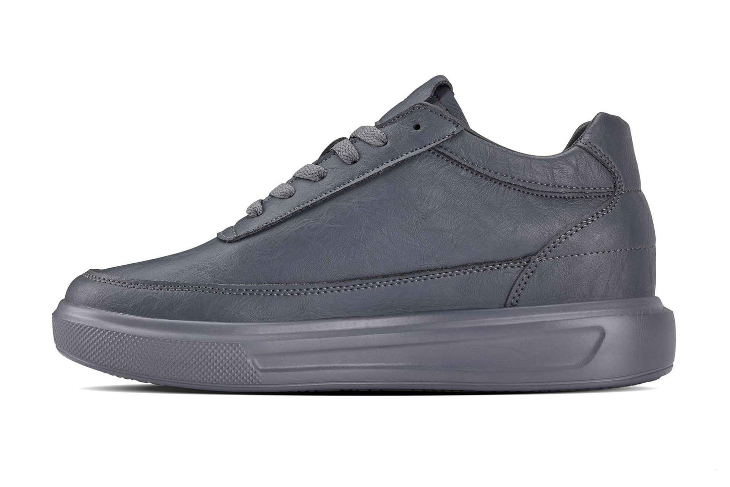 CALTO - X1649 - 2.8 Inches Taller (Iron Grey) - Lightweight Sneakers