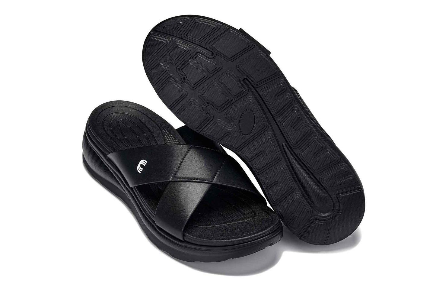 CALTO - X1652 - 2 Inches Taller (Black/Matte Black) Tallmenshoes.com