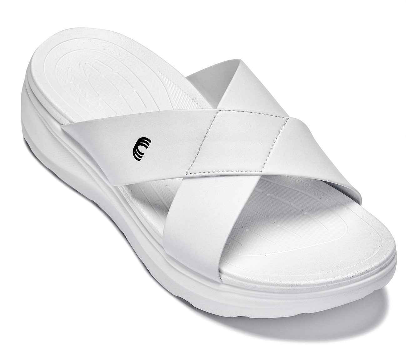 CALTO - X1653 - 2 Inches Taller (White/Matte White) Tallmenshoes.com