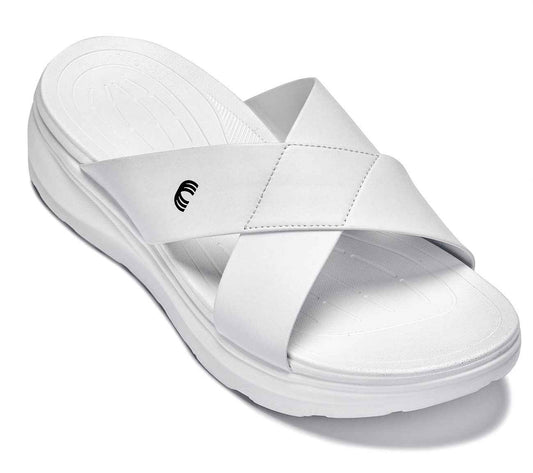CALTO - X1653 - 2 Inches Taller (White/Matte White) Tallmenshoes.com