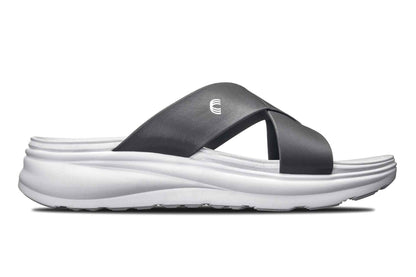 CALTO - X1654 - 2 Inches Taller (White/Matte Steel Grey) Tallmenshoes.com