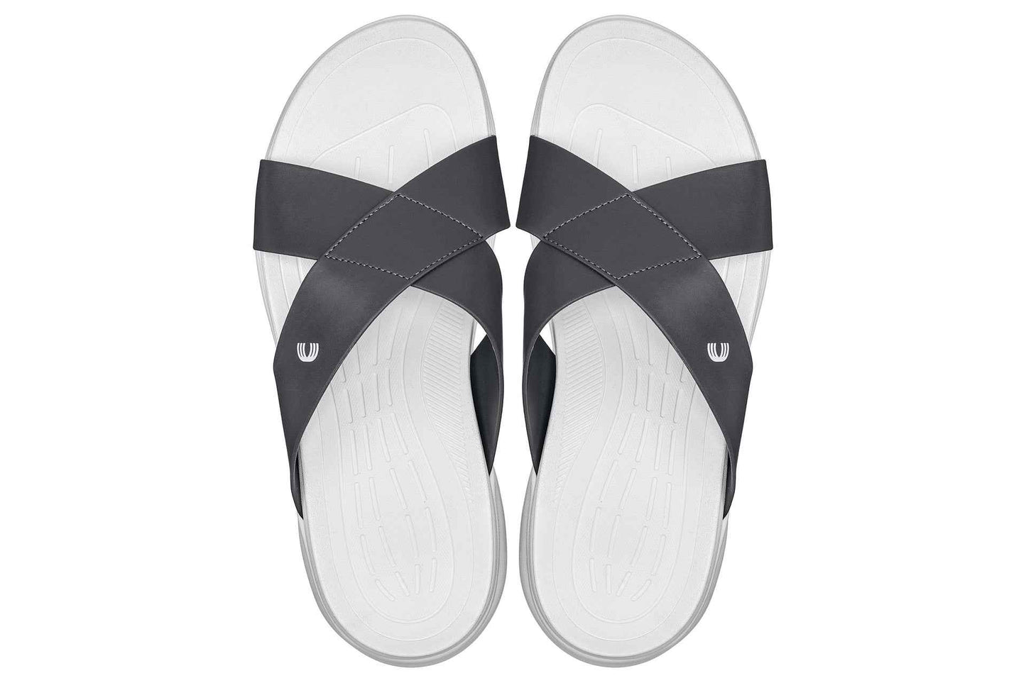 CALTO - X1654 - 2 Inches Taller (White/Matte Steel Grey) Tallmenshoes.com