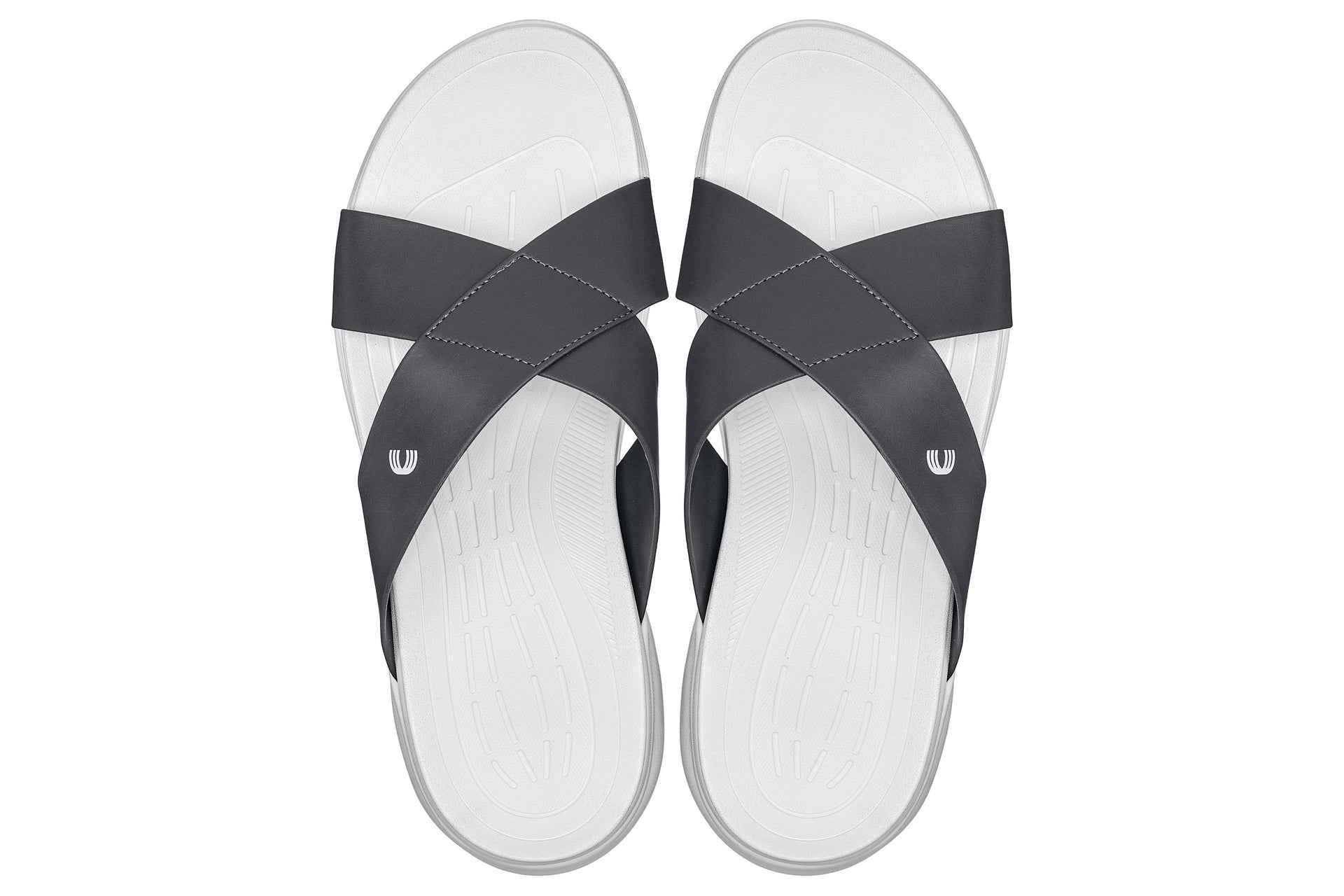 CALTO - X1654 - 2 Inches Taller (White/Matte Steel Grey) Tallmenshoes.com