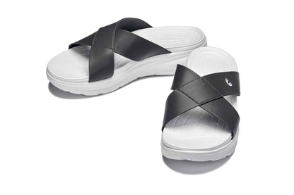 CALTO - X1654 - 2 Inches Taller (White/Matte Steel Grey) Tallmenshoes.com
