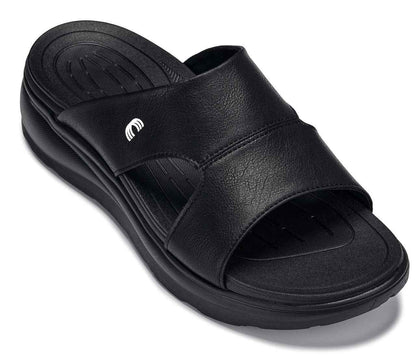 CALTO - X1655 - 2 Inches Taller (Black/Grainy Black) Tallmenshoes.com