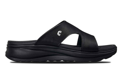 CALTO - X1655 - 2 Inches Taller (Black/Grainy Black) Tallmenshoes.com