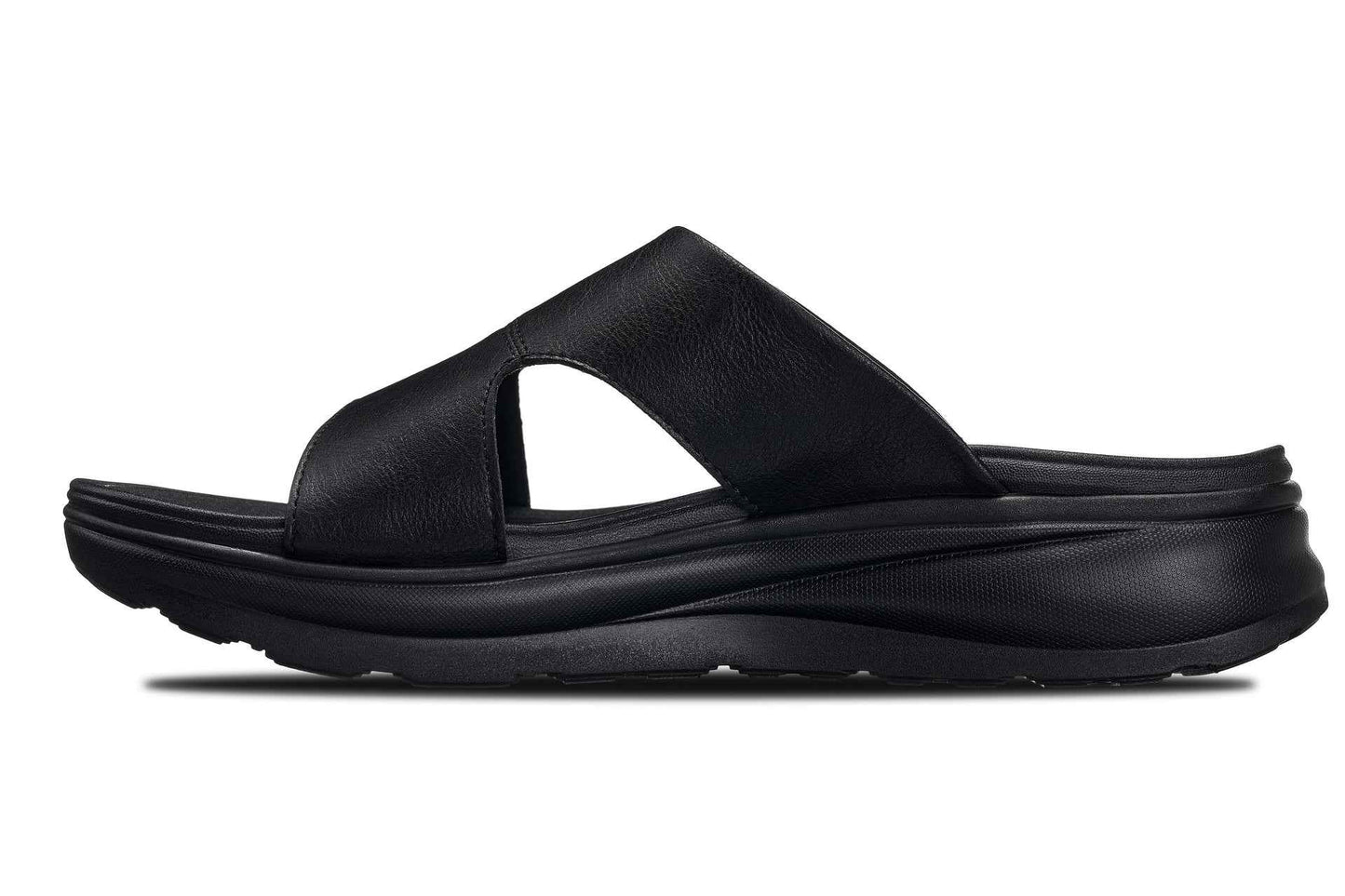 CALTO - X1655 - 2 Inches Taller (Black/Grainy Black) Tallmenshoes.com