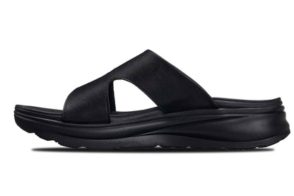 CALTO - X1655 - 2 Inches Taller (Black/Grainy Black) Tallmenshoes.com