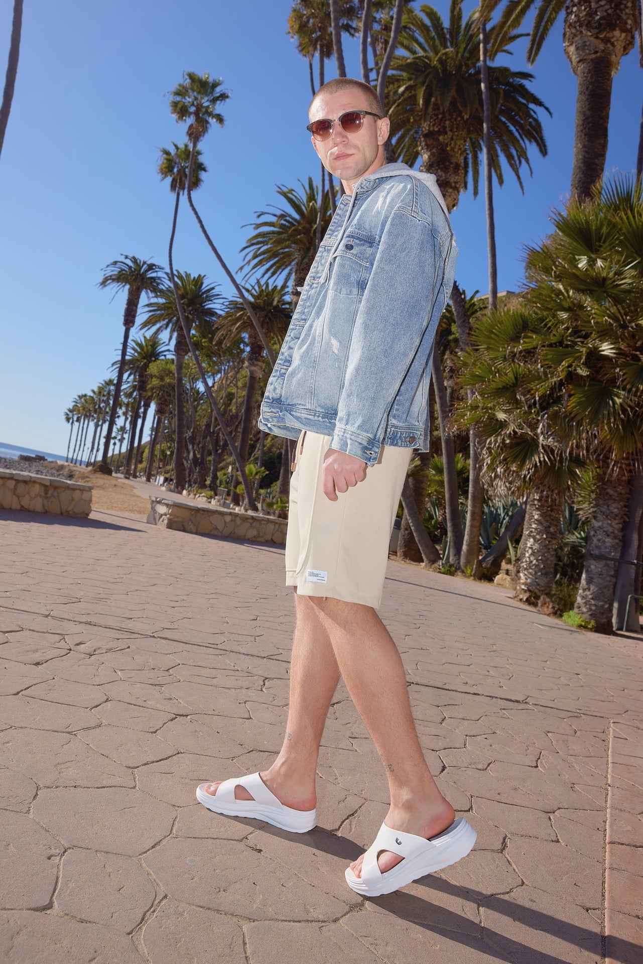 CALTO - X1656 - 2 Inches Taller (White/Grainy White) Tallmenshoes.com