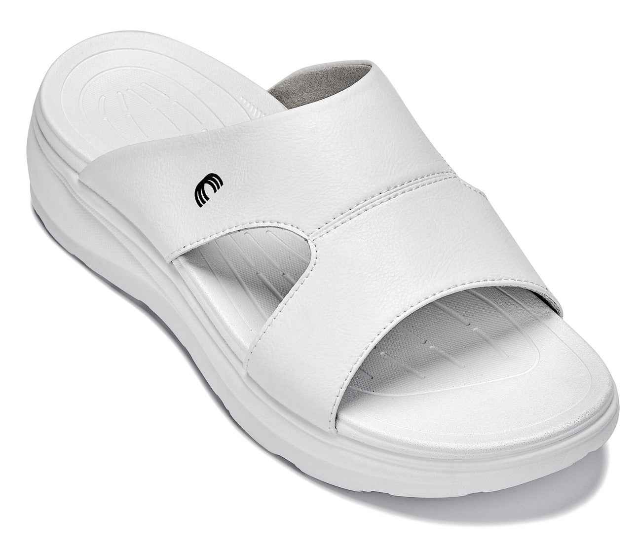 CALTO - X1656 - 2 Inches Taller (White/Grainy White) Tallmenshoes.com