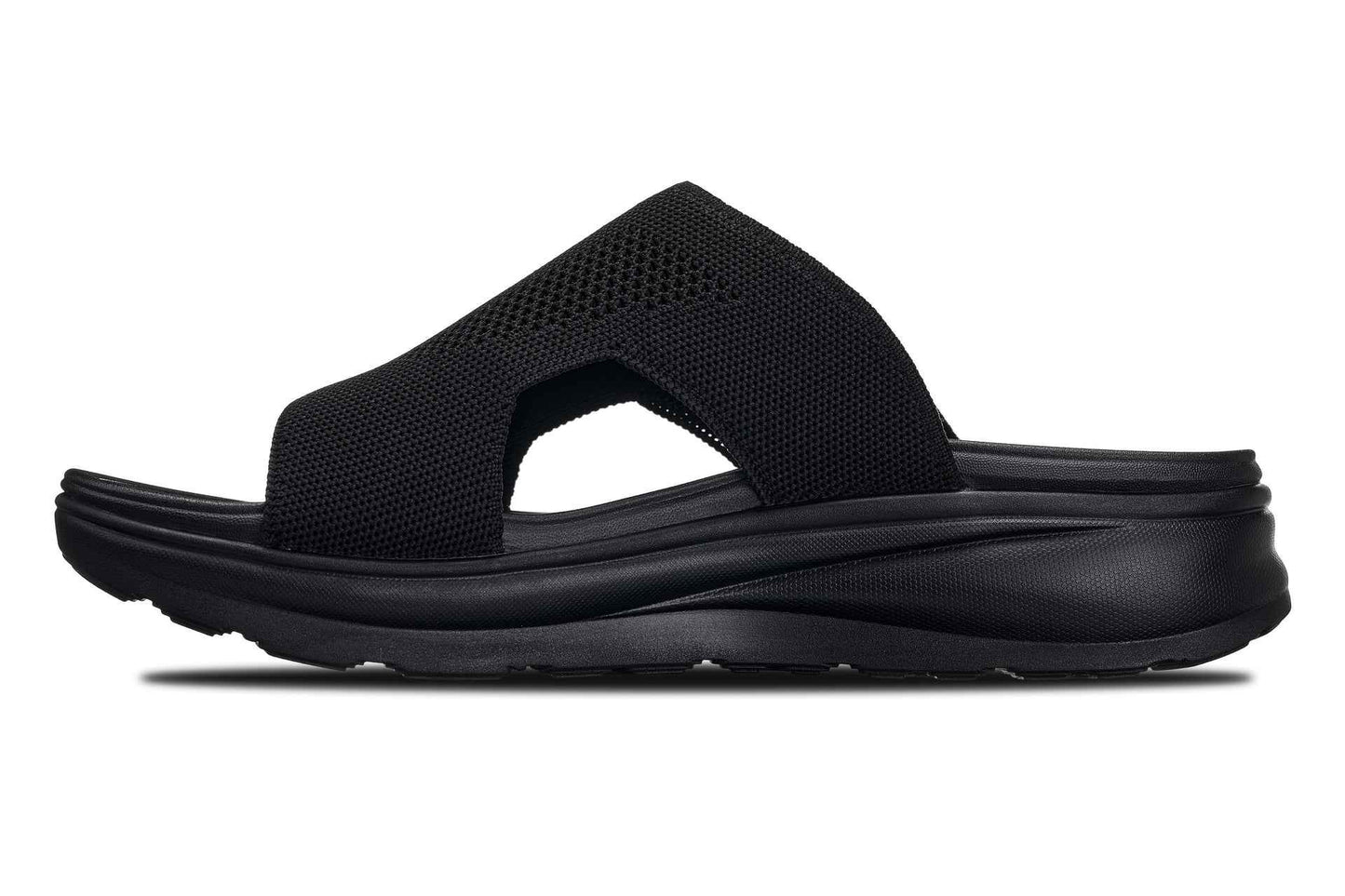 CALTO - X1657 - 2 Inches Taller (Black/Knitted Black) Tallmenshoes.com
