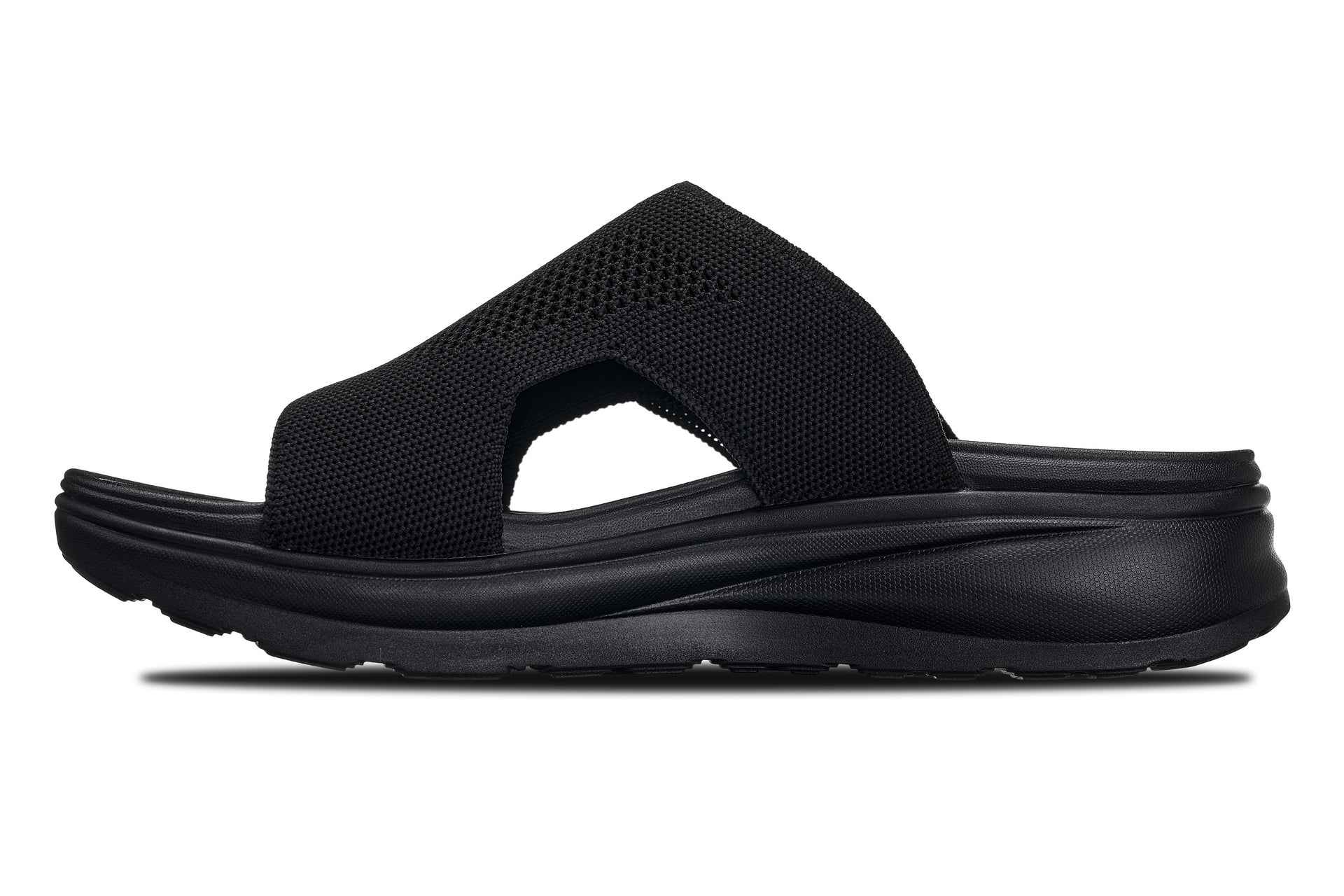 CALTO - X1657 - 2 Inches Taller (Black/Knitted Black) Tallmenshoes.com