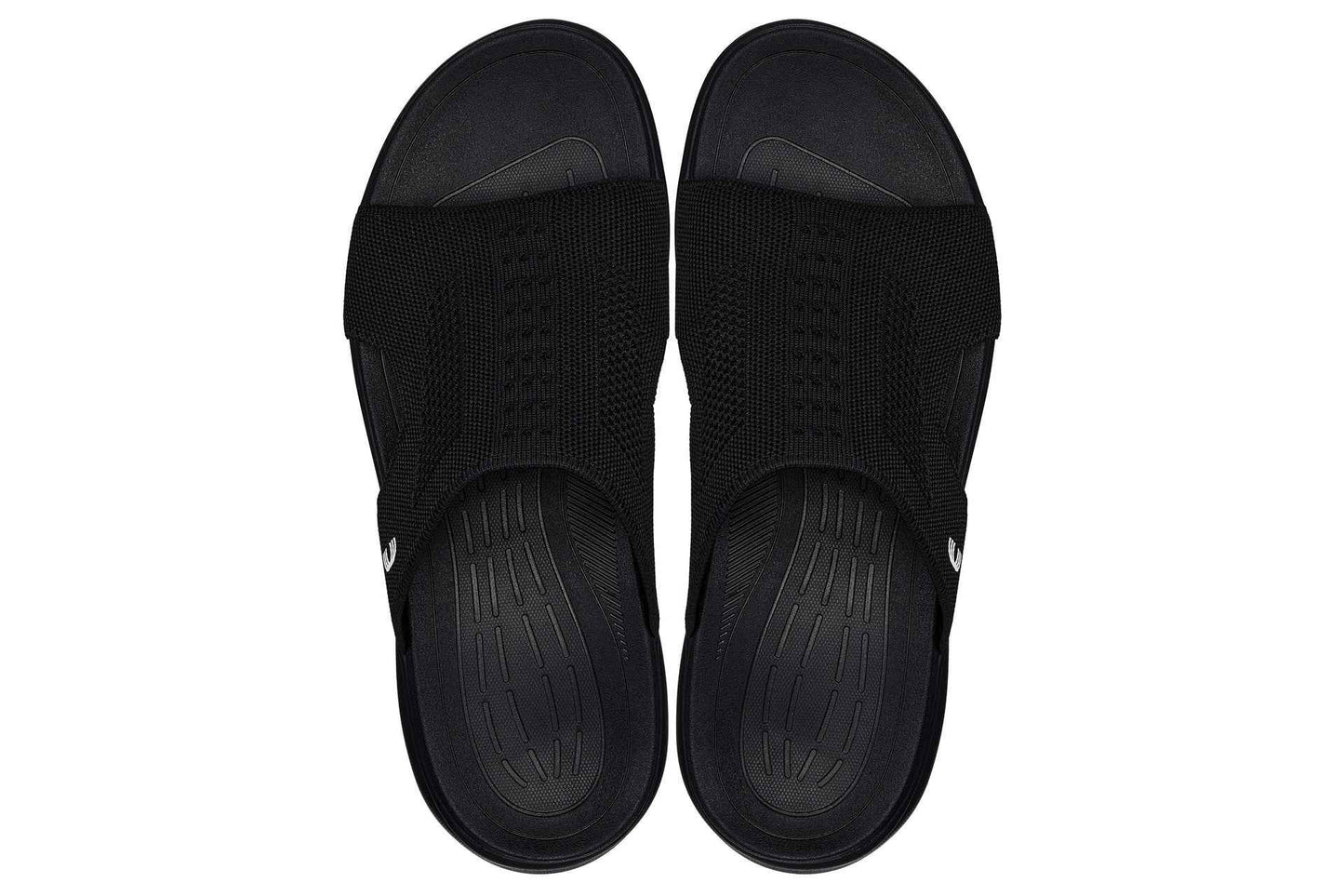 CALTO - X1657 - 2 Inches Taller (Black/Knitted Black) Tallmenshoes.com