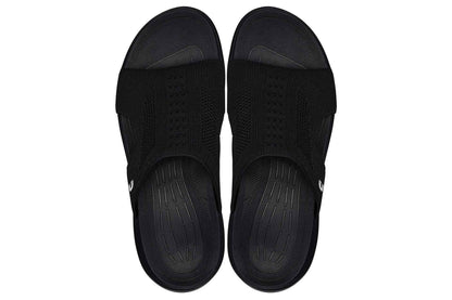 CALTO - X1657 - 2 Inches Taller (Black/Knitted Black) Tallmenshoes.com