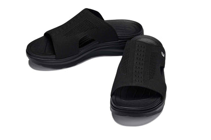 CALTO - X1657 - 2 Inches Taller (Black/Knitted Black) Tallmenshoes.com