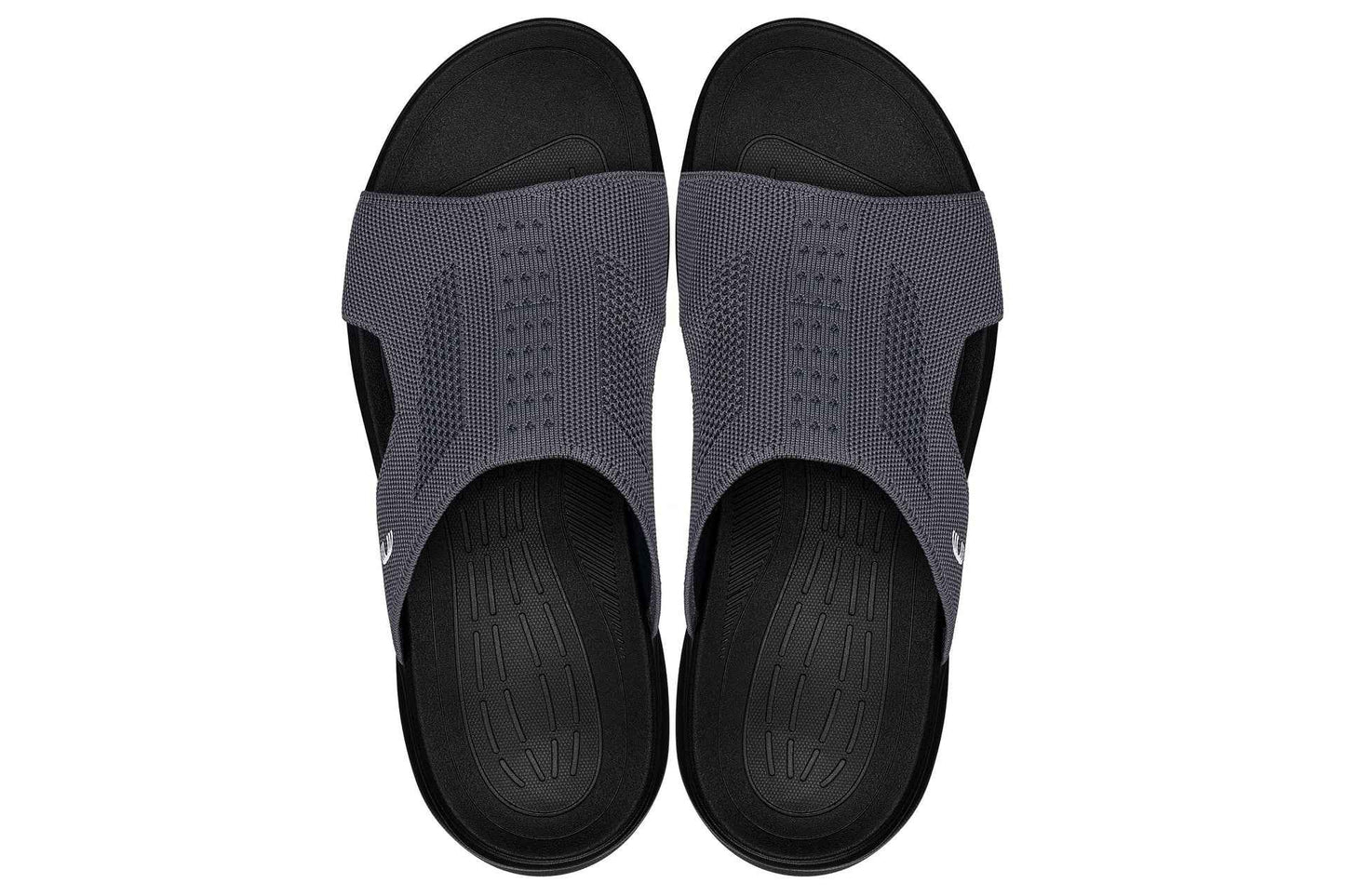 CALTO - X1658 - 2 Inches Taller (Black/Knitted Dark Gray)